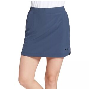 Slazenger Women Hydro-Dri Tech 15" Long Navy Blue Golf Skort